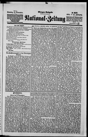 National-Zeitung vom 13.11.1904