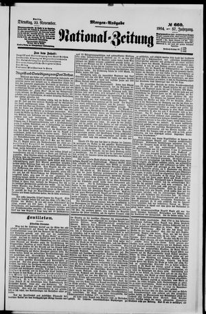 National-Zeitung vom 22.11.1904