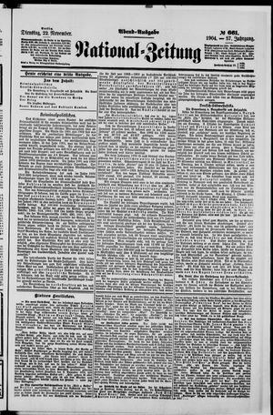 National-Zeitung vom 22.11.1904