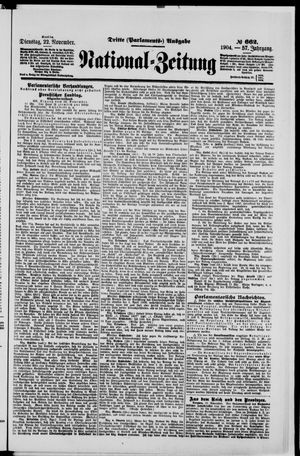 National-Zeitung vom 22.11.1904