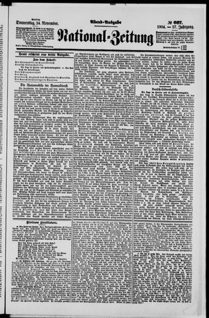 National-Zeitung vom 24.11.1904