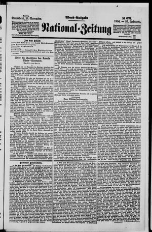 Nationalzeitung vom 26.11.1904