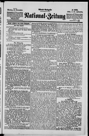 National-Zeitung vom 28.11.1904