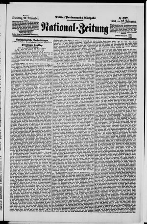 National-Zeitung vom 29.11.1904
