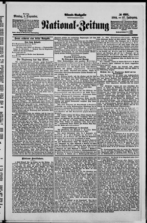 Nationalzeitung vom 05.12.1904