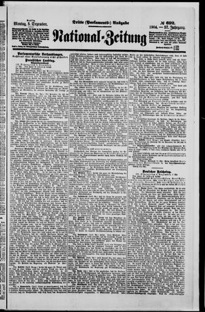 Nationalzeitung vom 05.12.1904