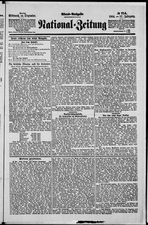Nationalzeitung vom 14.12.1904