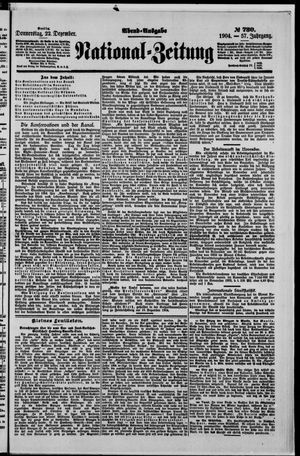 National-Zeitung vom 22.12.1904