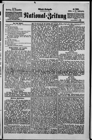 National-Zeitung vom 23.12.1904