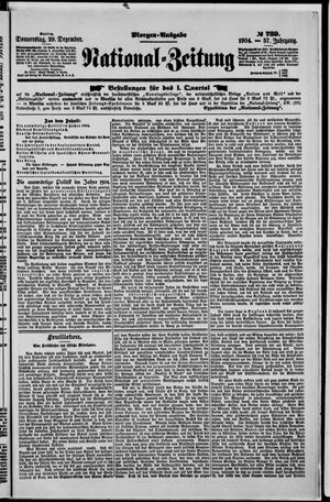 National-Zeitung vom 29.12.1904