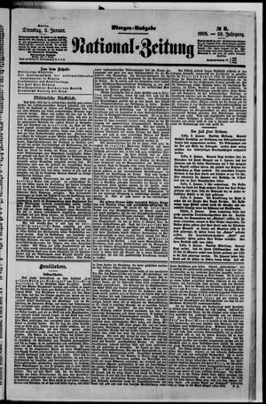 Nationalzeitung vom 03.01.1905