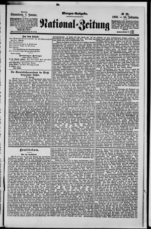 Nationalzeitung vom 07.01.1905