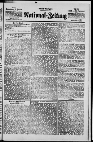 Nationalzeitung vom 07.01.1905