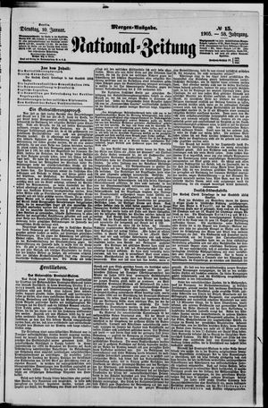 National-Zeitung vom 10.01.1905