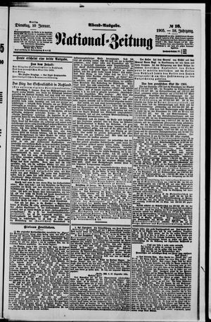 National-Zeitung vom 10.01.1905