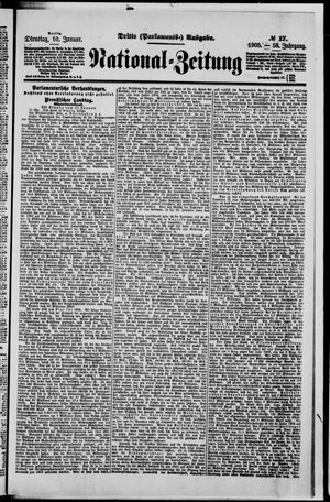 National-Zeitung vom 10.01.1905