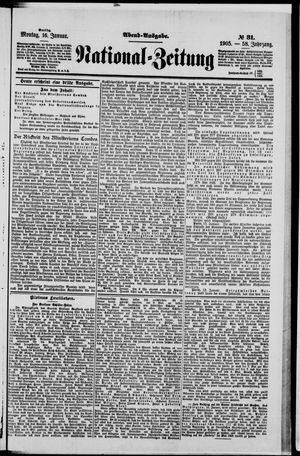 National-Zeitung vom 16.01.1905