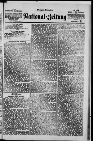 Nationalzeitung vom 21.01.1905