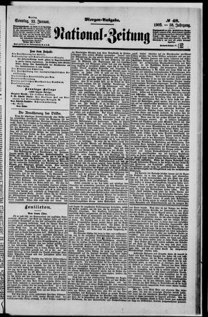 Nationalzeitung vom 22.01.1905