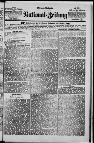 National-Zeitung vom 26.01.1905