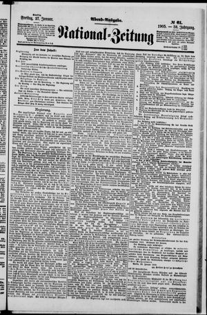 Nationalzeitung vom 27.01.1905