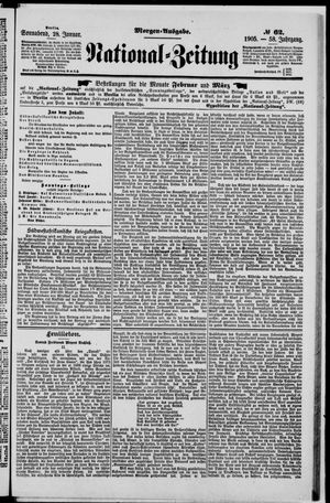 Nationalzeitung vom 28.01.1905