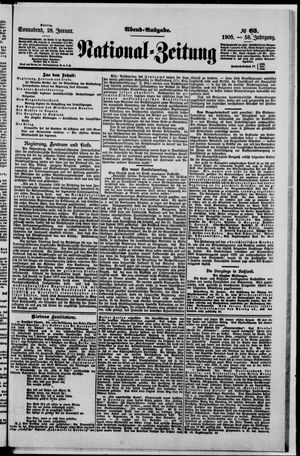 Nationalzeitung vom 28.01.1905