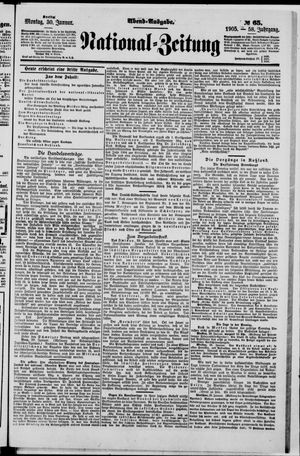 Nationalzeitung vom 30.01.1905