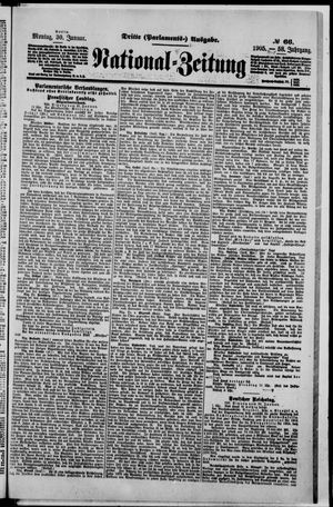 Nationalzeitung vom 30.01.1905