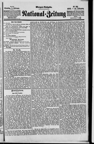 Nationalzeitung vom 05.02.1905