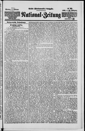 Nationalzeitung vom 06.02.1905