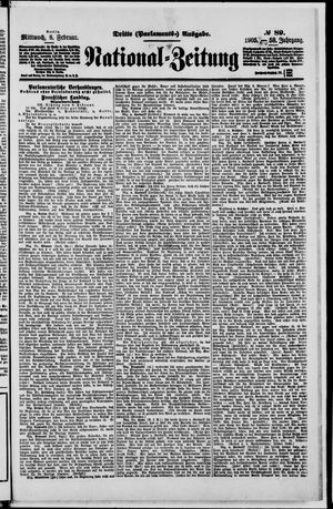 Nationalzeitung vom 08.02.1905
