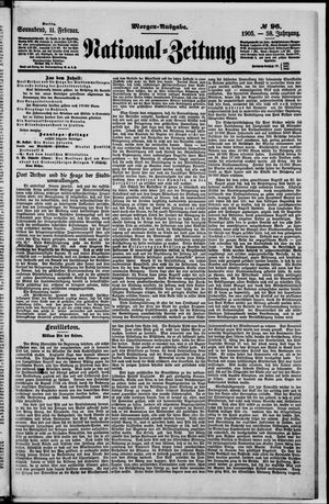 Nationalzeitung vom 11.02.1905