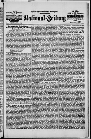 National-Zeitung vom 14.02.1905