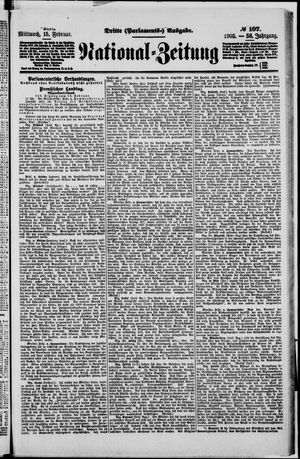 Nationalzeitung vom 15.02.1905
