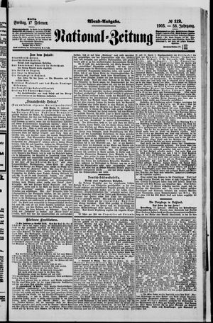 Nationalzeitung vom 17.02.1905