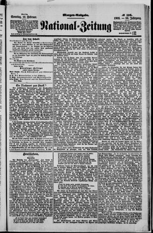 National-Zeitung vom 19.02.1905