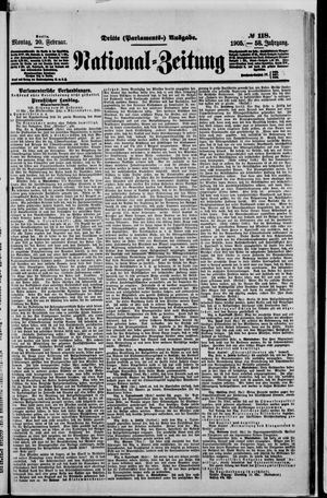 National-Zeitung vom 20.02.1905
