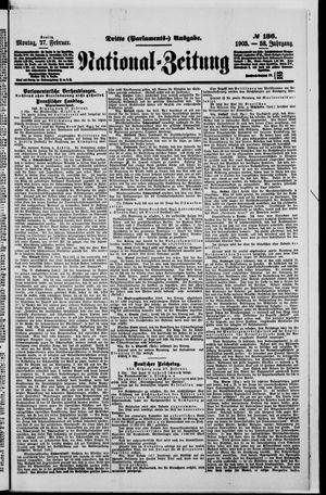 Nationalzeitung vom 27.02.1905