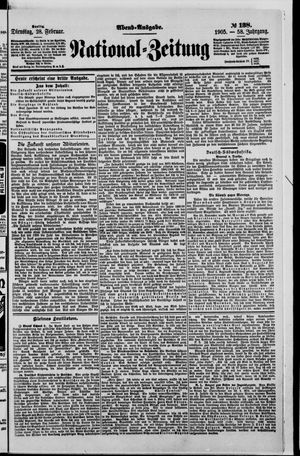 Nationalzeitung vom 28.02.1905