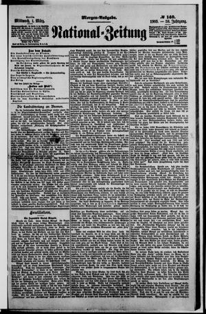 Nationalzeitung vom 01.03.1905
