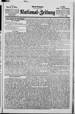 Nationalzeitung vom 13.03.1905