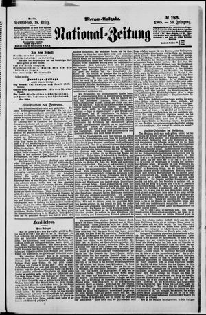 Nationalzeitung vom 18.03.1905