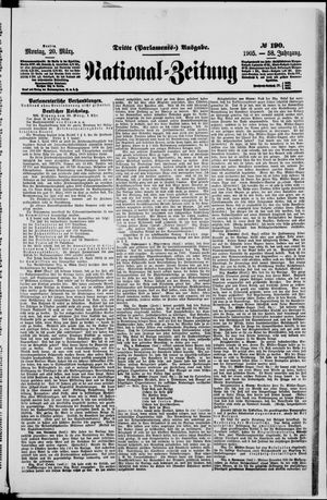 Nationalzeitung vom 20.03.1905