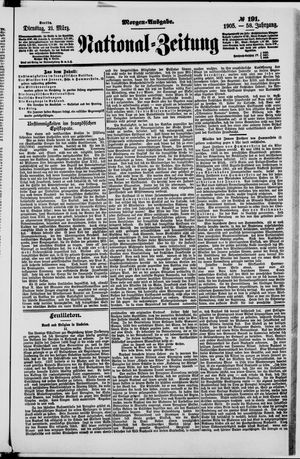 Nationalzeitung vom 21.03.1905