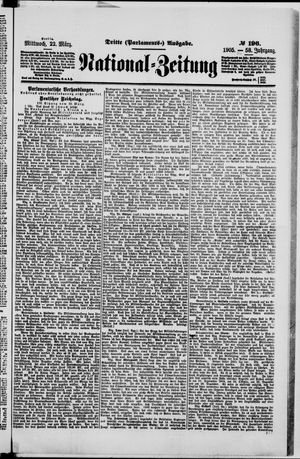 Nationalzeitung vom 22.03.1905