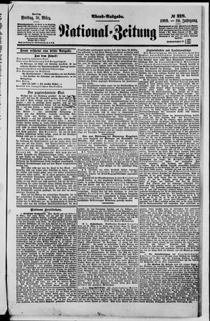 Nationalzeitung vom 31.03.1905