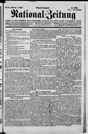 Nationalzeitung vom 03.04.1905