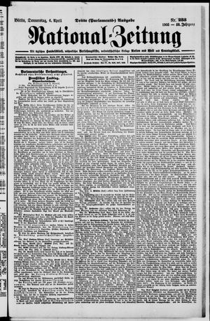Nationalzeitung vom 06.04.1905