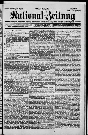 Nationalzeitung vom 17.04.1905